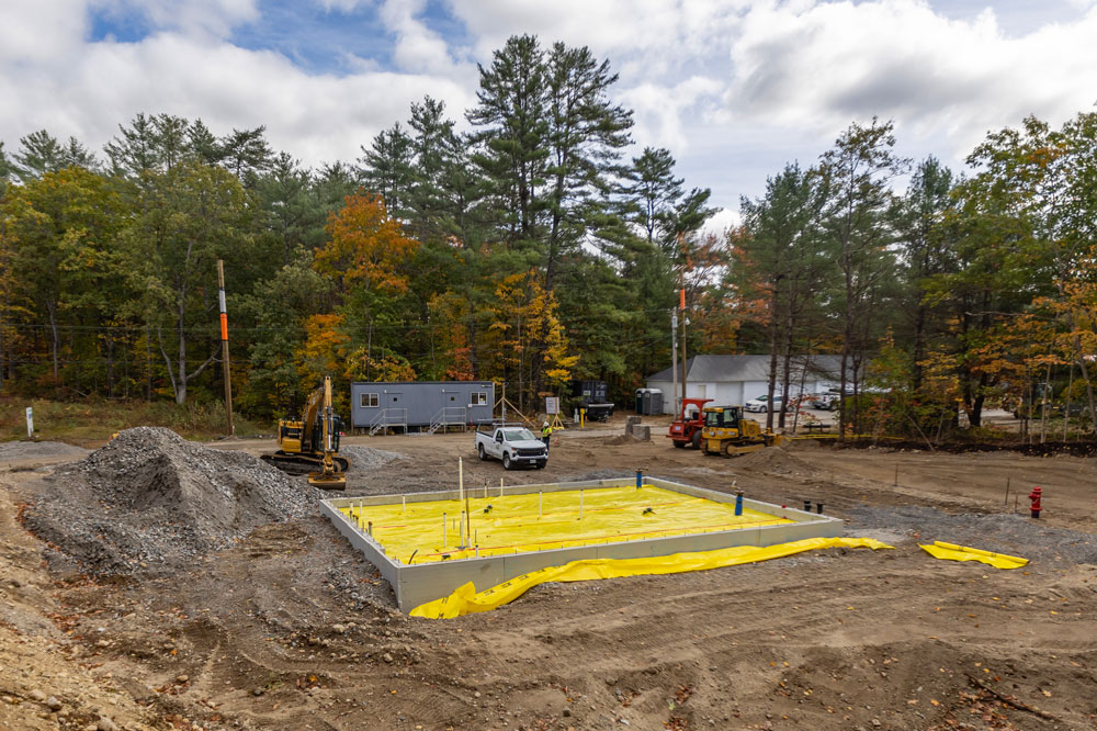 Kezar Falls facility under construction