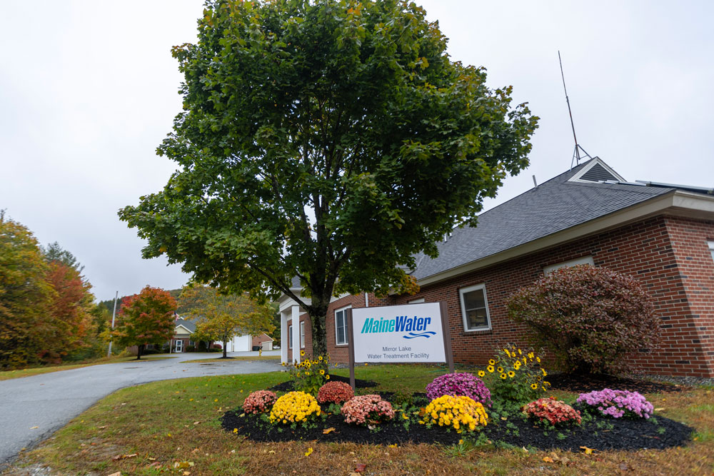 Maine Water hosts an open house at the Mirror Lake Drinking Water Treatment Facility Oct. 14, 2024.