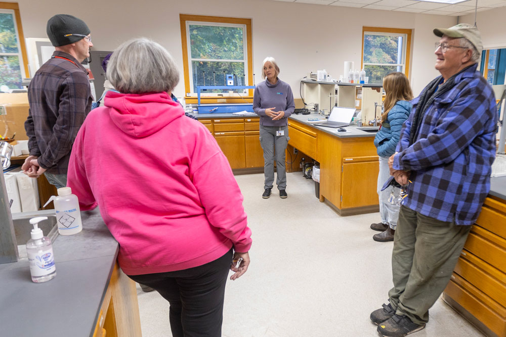 Maine Water hosts an open house at the Mirror Lake Drinking Water Treatment Facility Oct. 14, 2024.